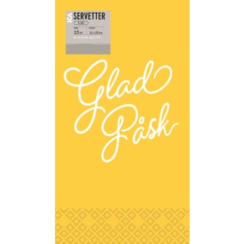 Servett 20cm Glad Påsk 15-p ICA.