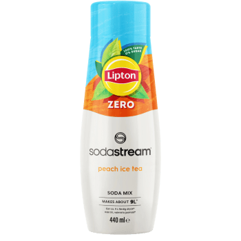 Lipton Ice Tea Peach Zero Lipton Ice Tea Peach Zero 440 Milliliter SodaStream.