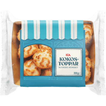 Kokostoppar 200g ICA.