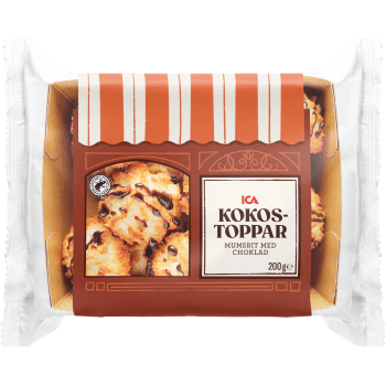 Kokostoppar Choklad 200g ICA.