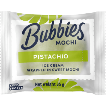 Glass Mochi Pistage 35g Bubbies.