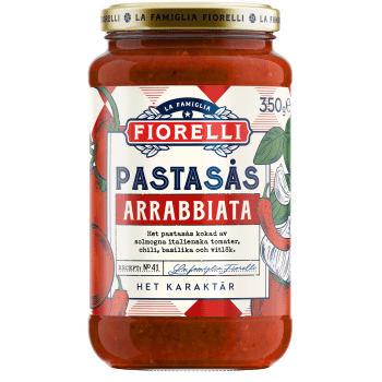Pastasås Arrabbiata 350g Fiorelli.