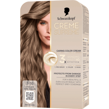 Hårfärg 7-16 Cool Ash Dark Blonde 1-p Creme Supreme.