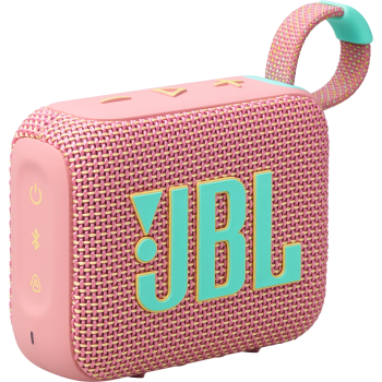 Högtalare Go 4 rosa JBL.