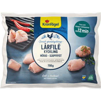 Kycklinglårfilé mörad 700 Gram Kronfågel.