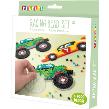 Pärlpysselset Racing 2000st Playbox.