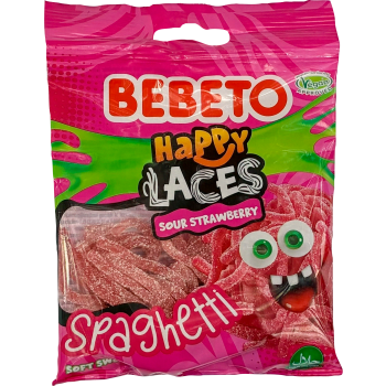 Godispåse Spaghetti Jordgubb 70g bebeto.