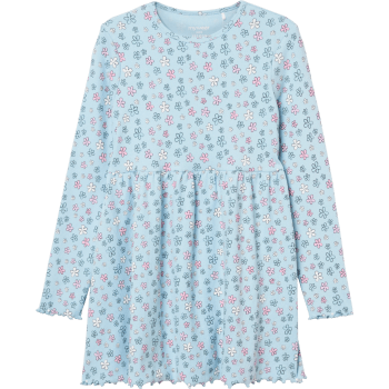 Ribklänning ljusblå 86/92 mywear.