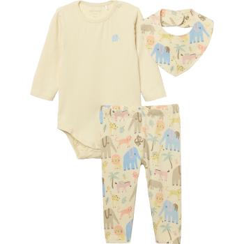 Babyset 3p djur strl 56 mywear.