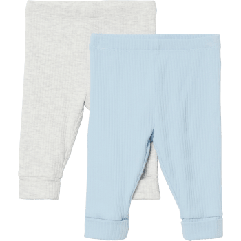 Leggings 2p blå/grå strl 74 mywear.
