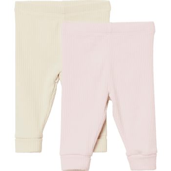 Leggings 2p rosa/beige strl 74 mywear.