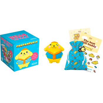 Figur Pompompurin Hello Kitty.