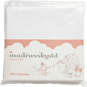 Madrasskydd Plastad frotté 70x95cm ICA.