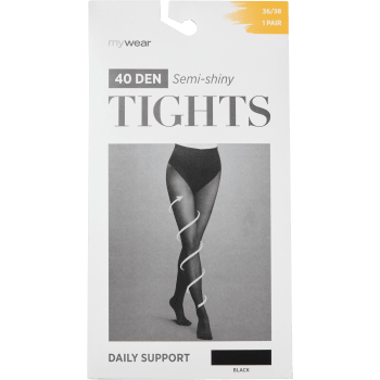 Strumpbyxa 40D Daily Support svart 40/42 mywear.