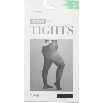 Strumpbyxa 30D Curve svart 52/54 mywear.
