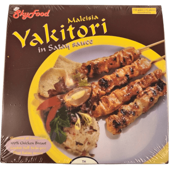 Kycklingspett I Jordnötssås 25-pack Fryst 750g SkyFood.