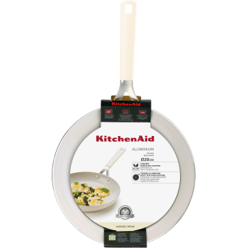 Stekpanna 28cm creme Kitchen Aid.