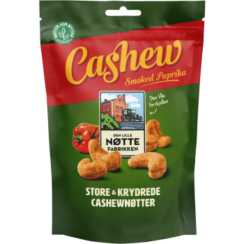 Cashew Smoked Red Pepper 150g Den Lille Nöttefabrikken.