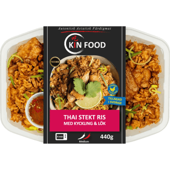 Färdigmat Thai stekt Ris med Kyckling 440g Kin Food.