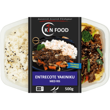 Färdigmat Entrecote Yakiniku med Ris 500g Kin Food.