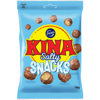Kina Blå Salty Snacks 140g Fazer.