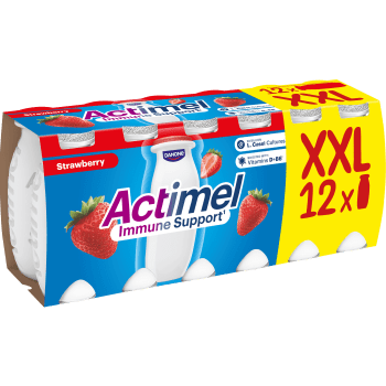 Drickyoghurt Jordgubb 12-p 1200g Actimel.