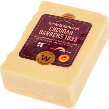 Cheddar Barbers 1833 ca 160g Wernerssons.