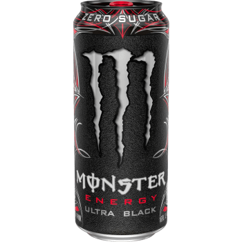Energidryck Ultra Black 500ml Monster.