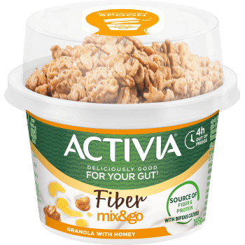 Granola Mix & Go Honung 2,2% 165g Activia.