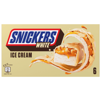 Snickersglass White 6-p Mars.