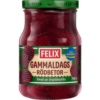 Rödbetor Gammaldags 710g Felix.