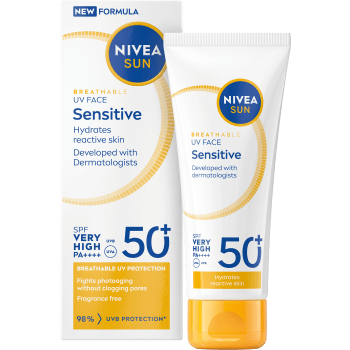 Solkräm UV Face Sensitive SPF50+ 40ml Nivea Sun.