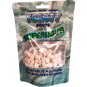 Kokosgodis Frystorkat 30g Supernova Freeze.
