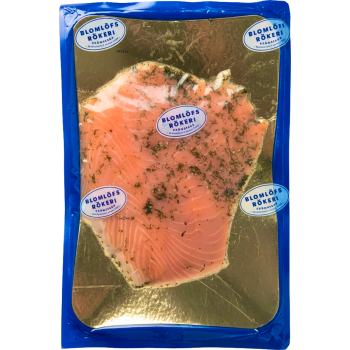 Gravad Lax Skivad 150g Blomlöfs Rökeri.