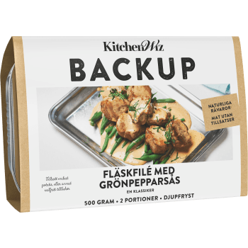 Fläskfilé Med Grönpepparsås 500g Kitchenwiz Backup.