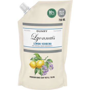 Flytande handtvål Lemon Verbena Refill 750ml Gunry.