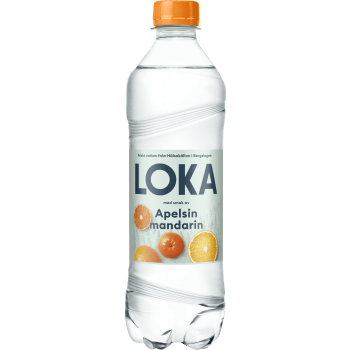 Kolsyrat vatten Apelsin Mandarin 50cl Loka.