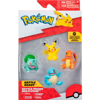 Pokémon Battle figure set 5cm 4-p.
