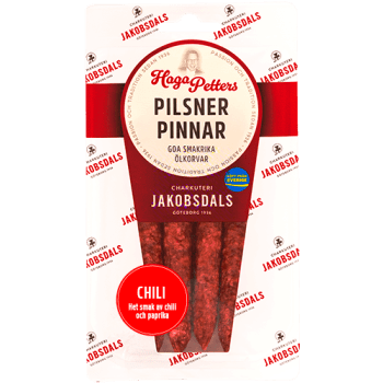 Pilsnerpinnar Chili 80g Jakobsdals.