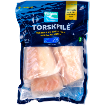 Torskfilé 450g Feldt's.