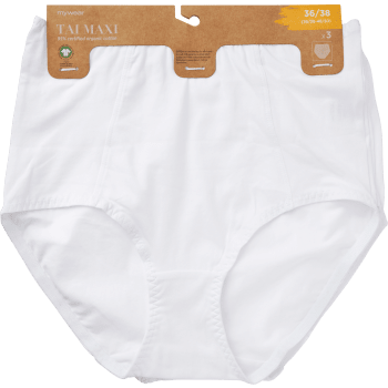 Maxi Marika 3p vit 40/42 ICA I love eco.