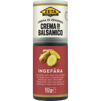 Crema di Balsamico ingefära 112g Zeta.