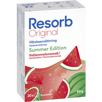 Vätskeersättning Resorb Orginal Summer Edition Vattenmelon 90g Resorb.