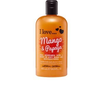 Bubbelbad Mango & Papaya 500ml I love.