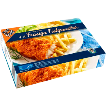 Fiskpanetter Frasiga Fryst 300g Royal Foods.