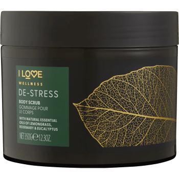 Body De-stress scrub 350ml I Love Wellness.