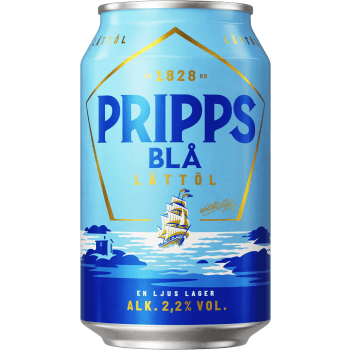 Öl Ljus Lager Lättöl 2.2% 33cl Pripps Blå.