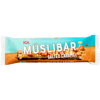 Müslibar Salted Caramel 45g ICA.