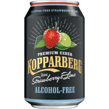 Kopparberg StrawberryLime Alcohol-Free 330 ml.