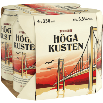 Öl Höga Kusten 3.5% 4-pack 33cl Zeunerts.